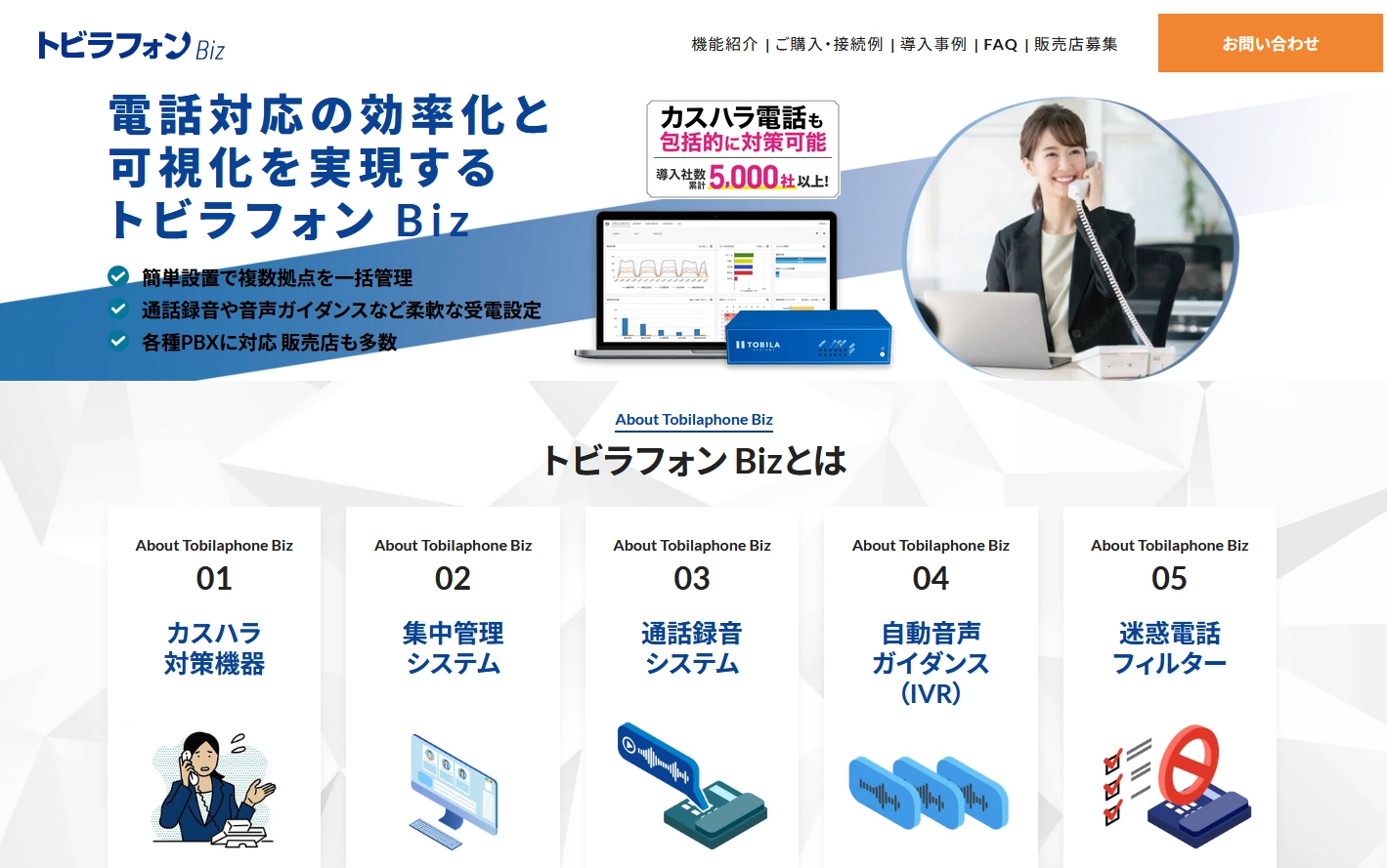 トビラフォンBizTOP