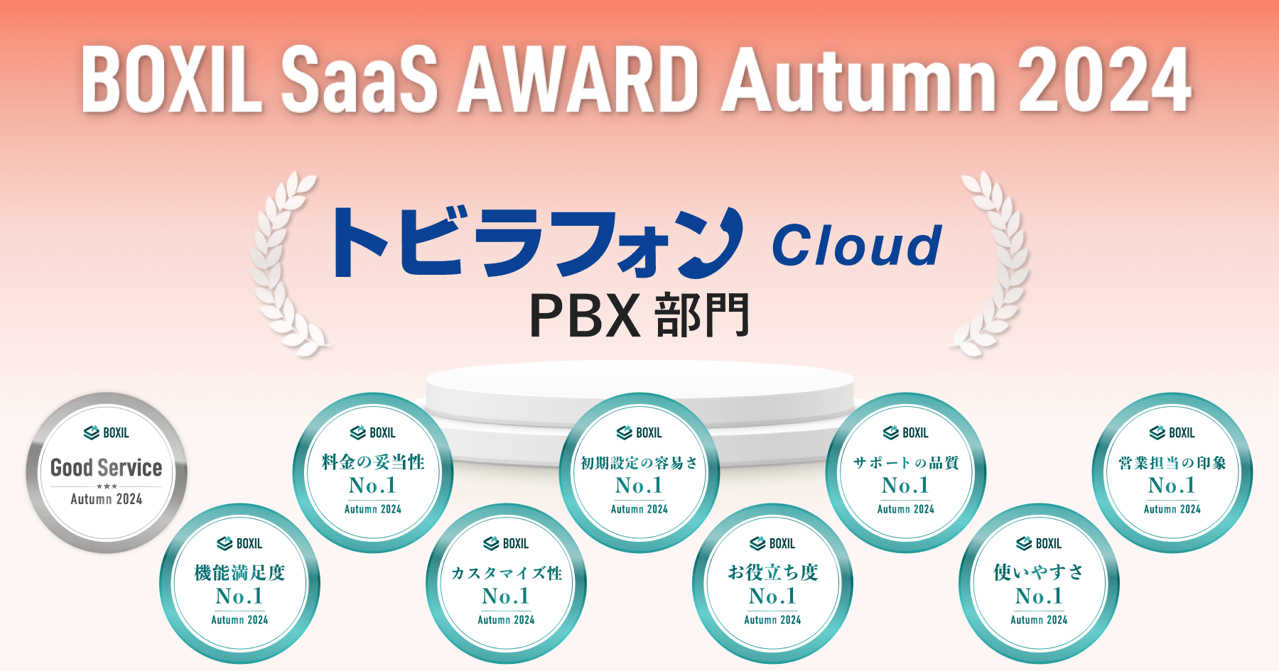 BOXIL SaaS Award Autumn 2024